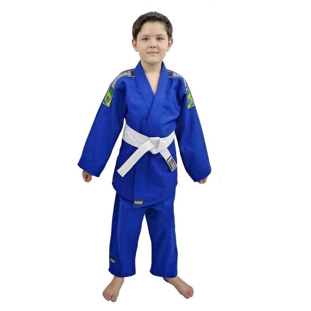 kimono Judo Shinai Trançado Standart - Infantil - Foto 1