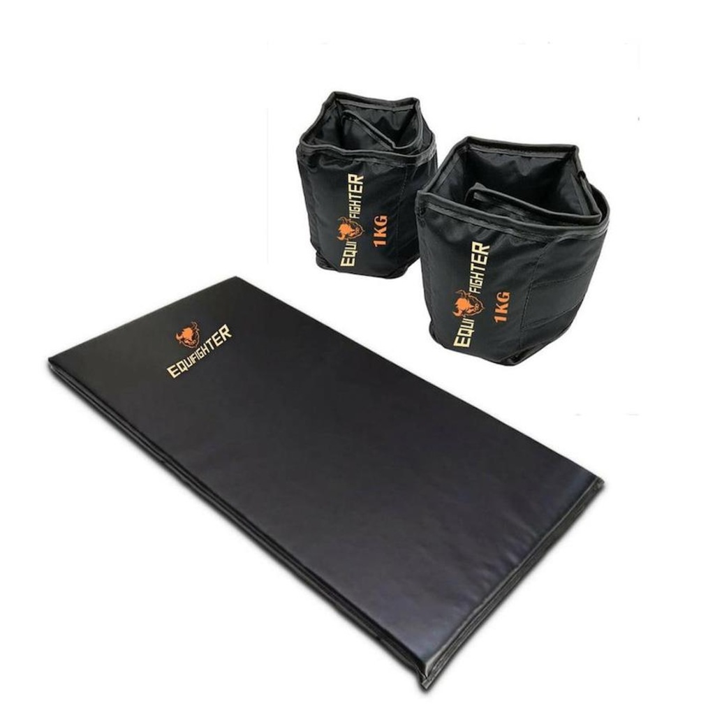 Kit Equifighter com Colchonete + Caneleira de Peso 1Kg - Foto 1