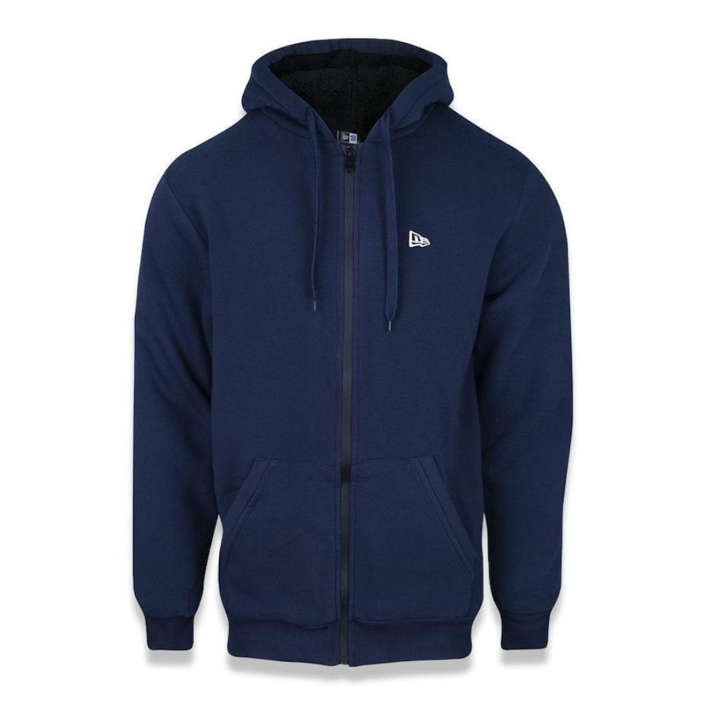 Jaqueta de Moletom New Era com Capuz Sazonal Fur Branded - Masculina