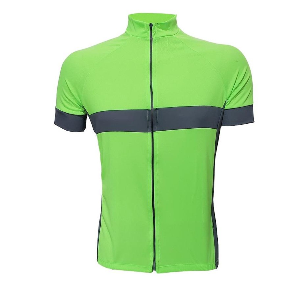 Camisa de Ciclismo D&A Collection com Faixa no Peito Proteção UV - Unissex - Foto 1