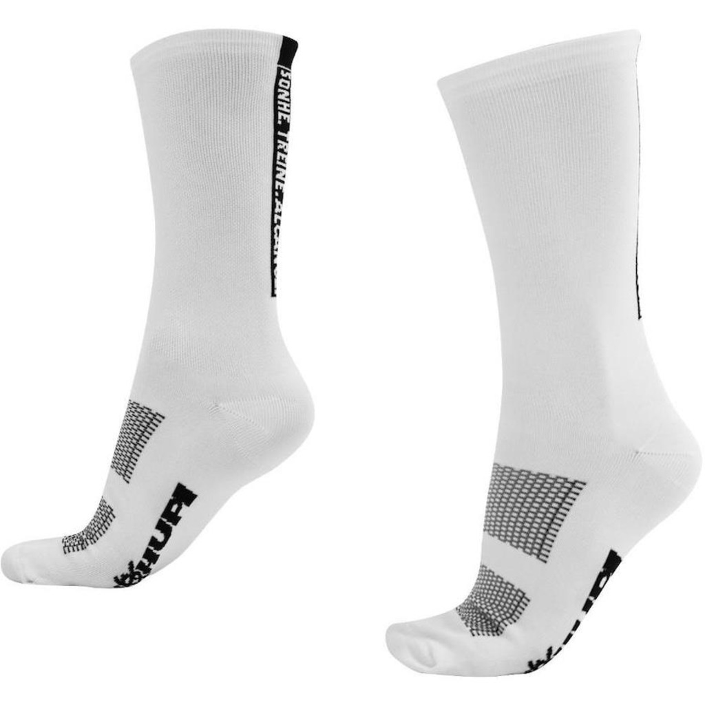 Meias Cano Alto Hupi Sonhe Treine Alcance - 36 ao 42 - Adulto