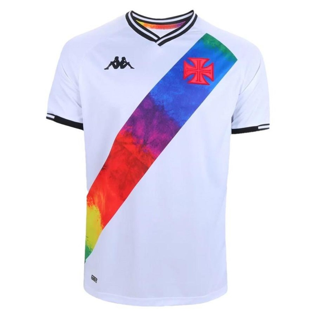 Camisa do Vasco Oficial I LGBT 2021 Kappa - Masculina - Foto 1