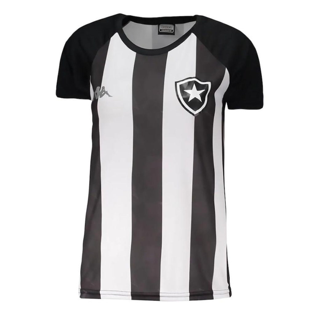 Camisa do Botafogo Supporter Stripe Kappa - Feminina - Foto 1