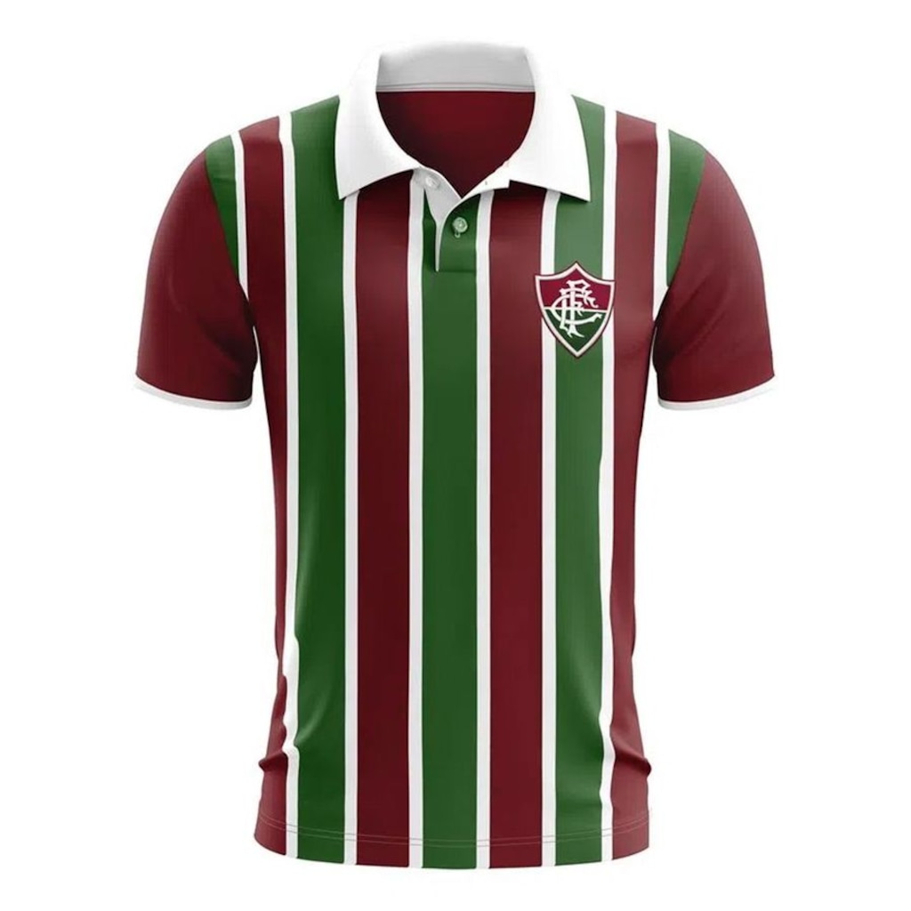 Camisa Polo Braziline Fluminense Mall - Masculina