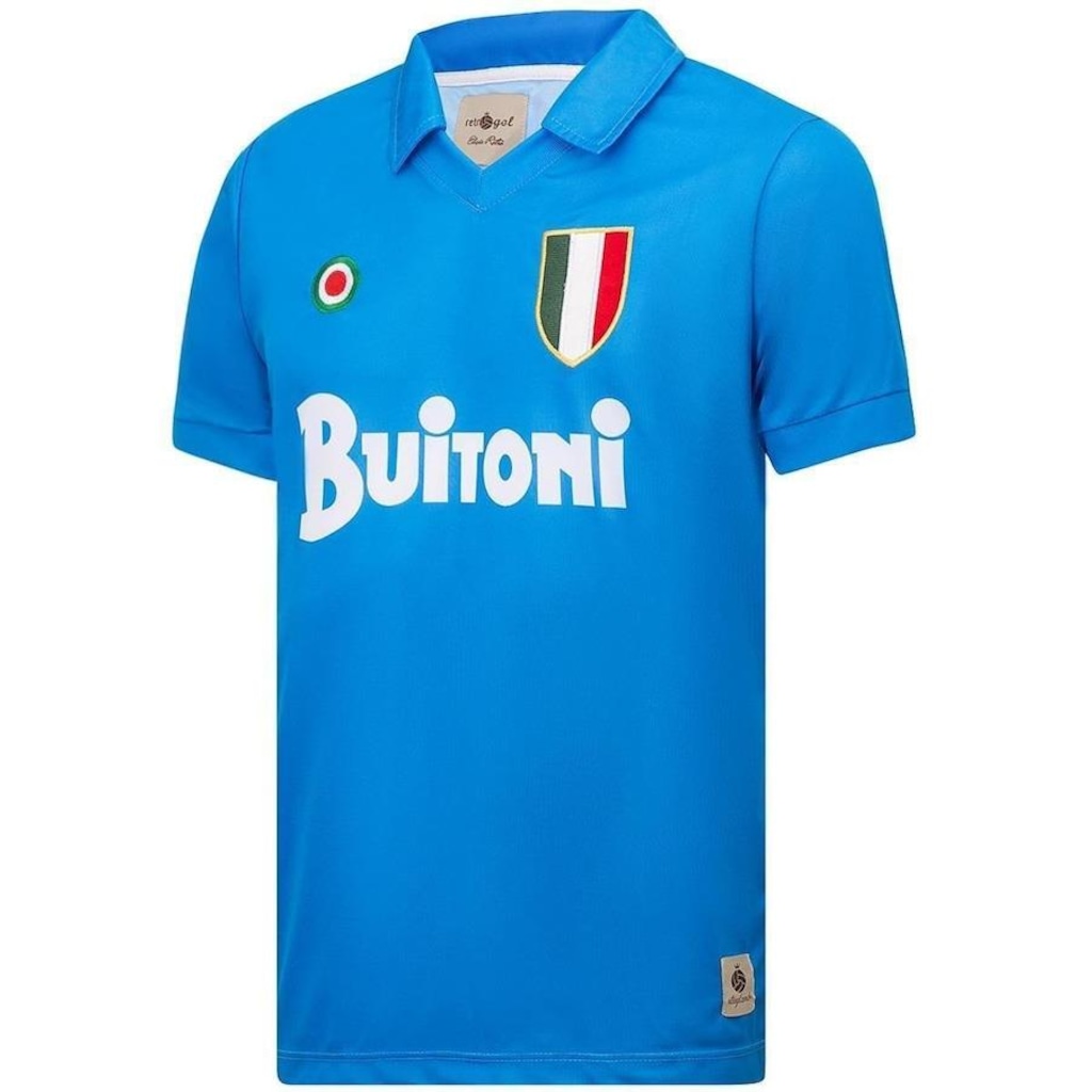 Camisa Napoli Retrô 1987 Retrôgol - Masculina - Foto 1