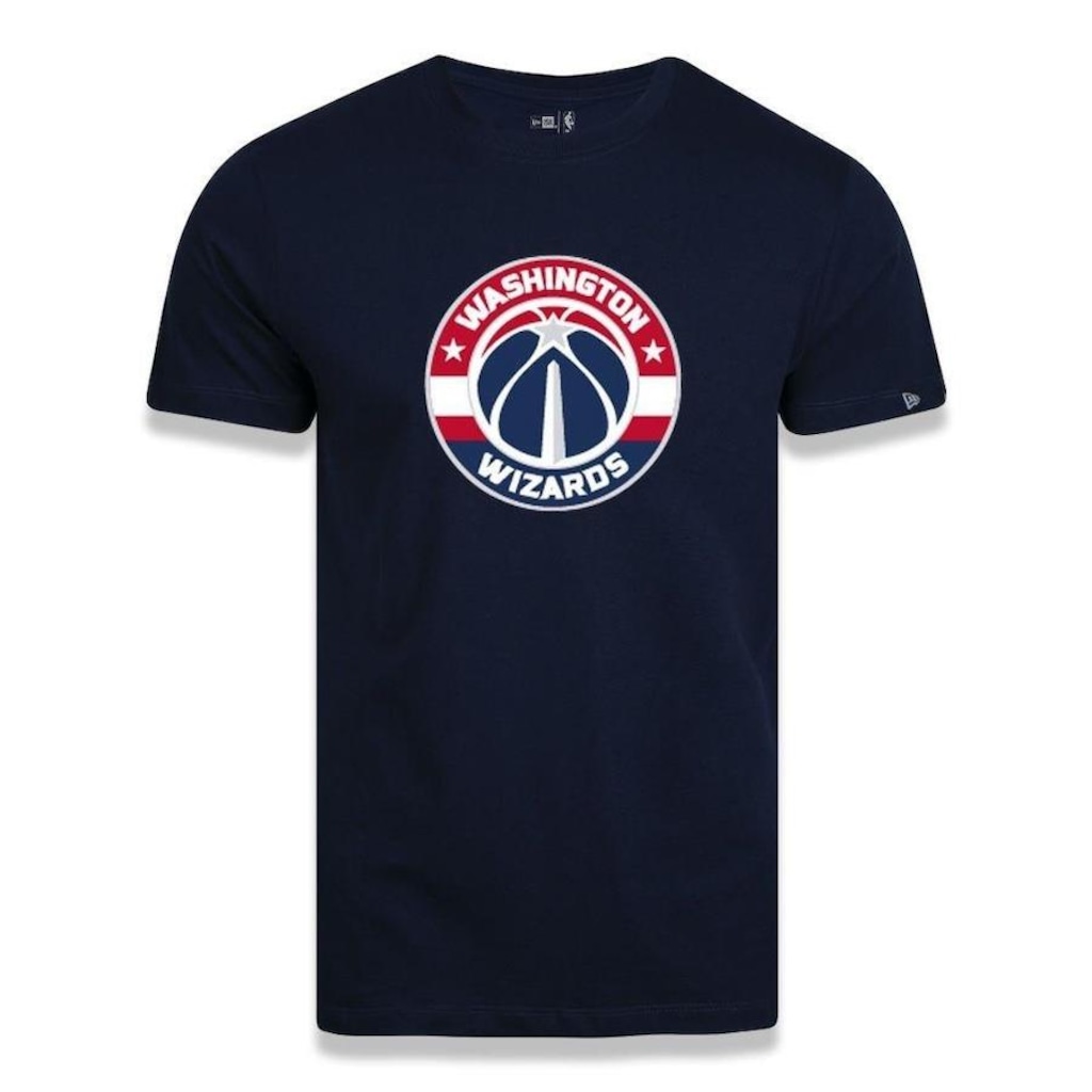 Camiseta New Era Washington Wizards Basic Logo Nba - Masculina