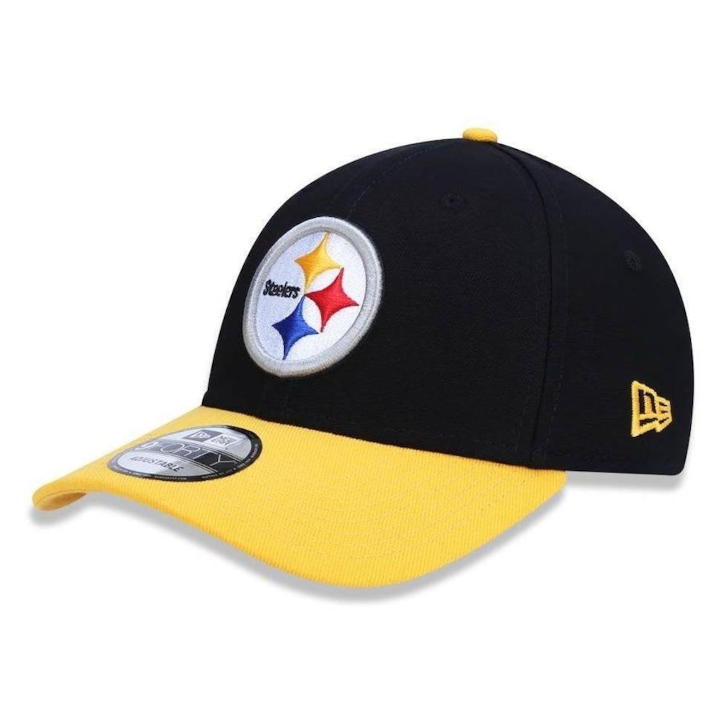 Boné Aba Curva New Era Pittsburgh Steelers 940 Snapback HC Basic - Snapback - Adulto - Foto 1