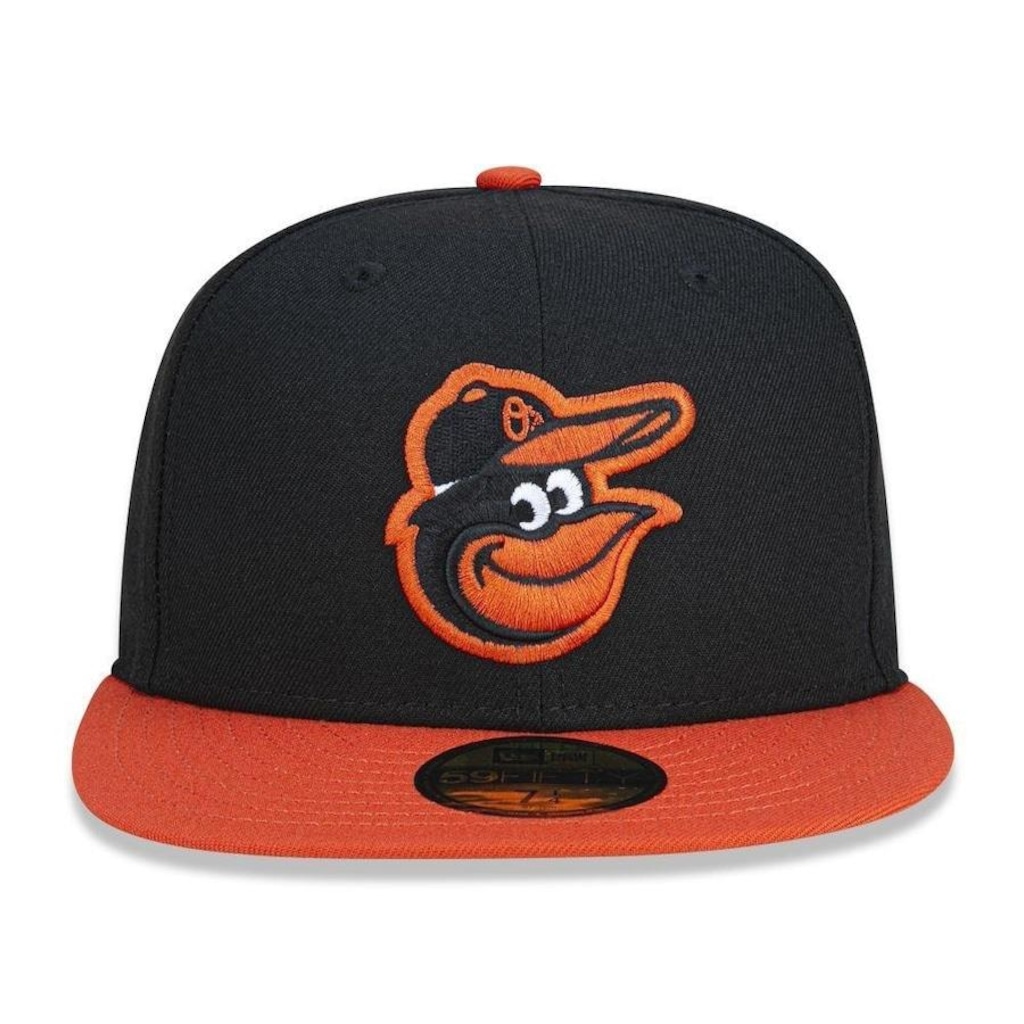 Imagem 3 do produto Boné Aba Reta New Era Baltimore Orioles 5950 Game Cap Mlb - Fechado - Adulto
