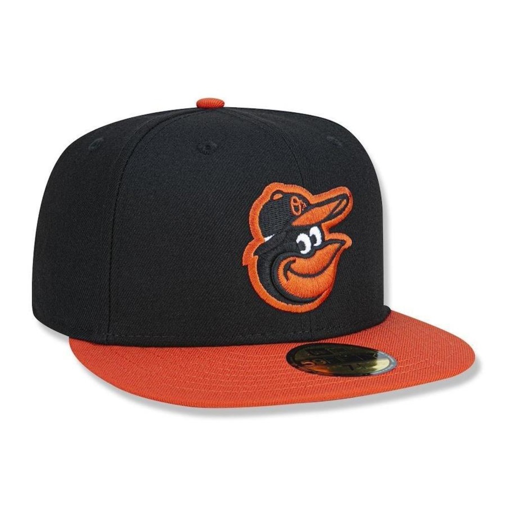 Imagem 4 do produto Boné Aba Reta New Era Baltimore Orioles 5950 Game Cap Mlb - Fechado - Adulto