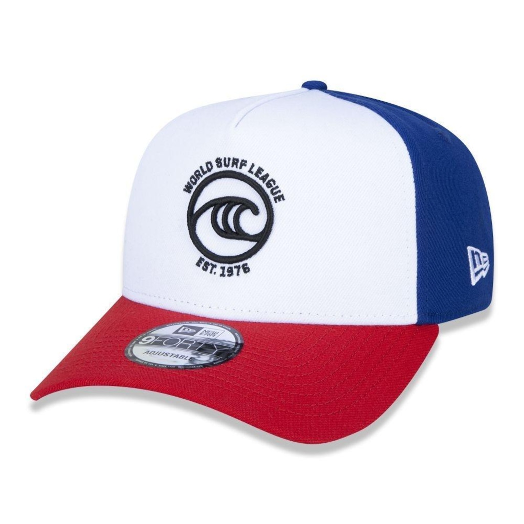 Boné Aba Curva New Era 940 A-Frame Trucker World Surf League WSL - Snapback - Adulto - Foto 1