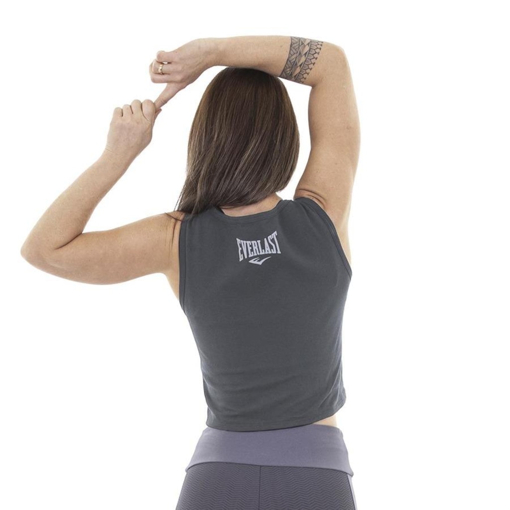 Imagem 4 do produto Blusa Cropped Everlast Flores - Feminina