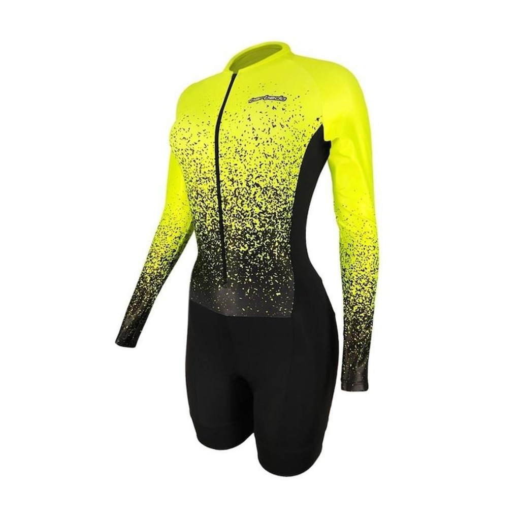 Macaquinho para Ciclismo Ciclismo Manga Longa Barbedo Maragogi - Feminino - Foto 1