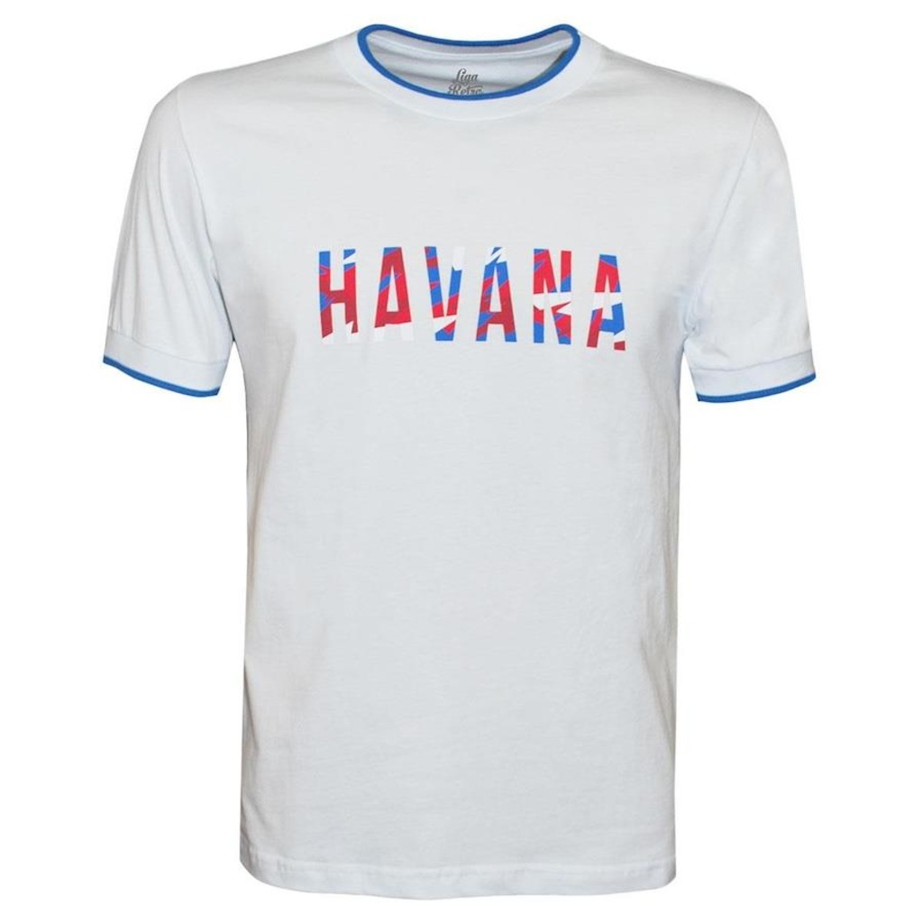 Camiseta Liga Retrô Havana Estampa Central - Masculina - Foto 1