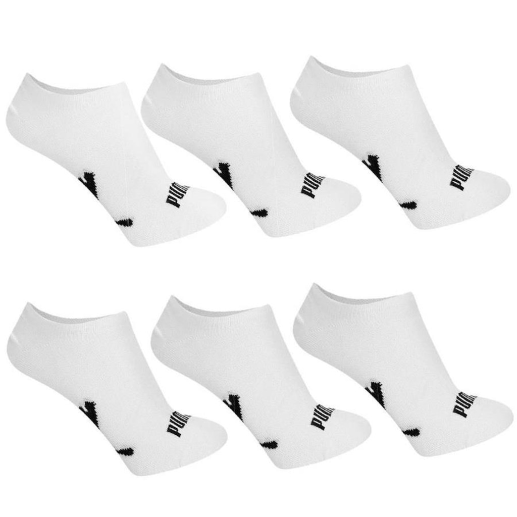 Imagem 1 do produto Meia Puma Sapatilha Esportiva - Adulto - 6 pares