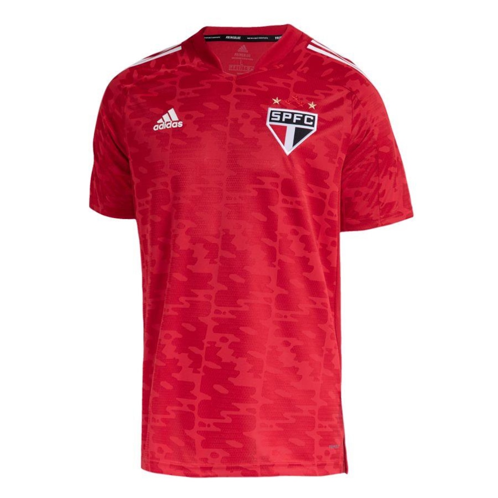 Camisa Pré Jogo do São Paulo FC adidas - Masculina - Foto 1