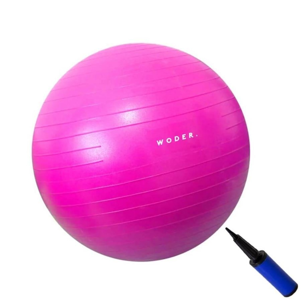 Imagem 2 do produto Bola Suiça Pilates Yoga Abdominal Ball 55cm com Bomba Woder