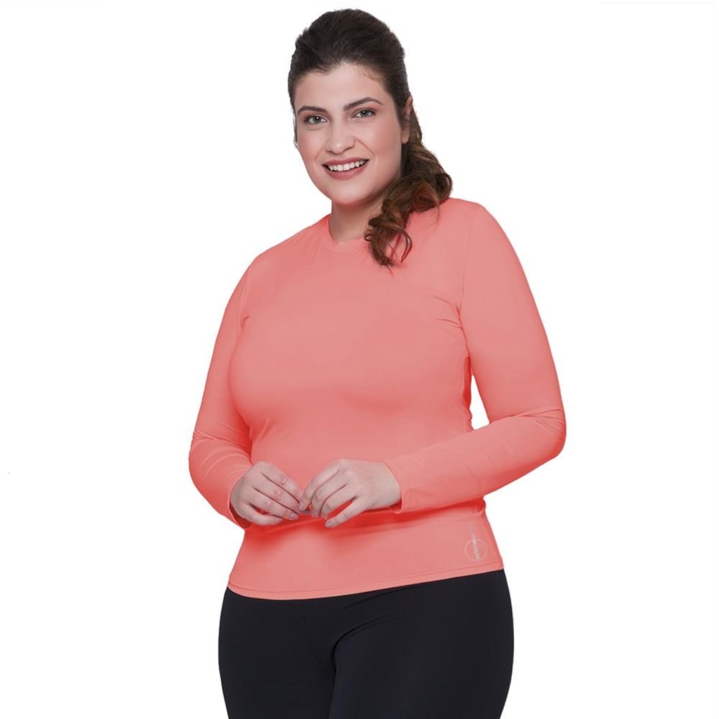 Camisa Térmica Selene Proteção UV Plus Size - Feminina - Foto 1