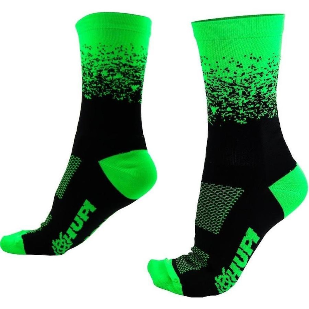 Imagem 3 do produto Meia Hupi Splash para Corrida e Ciclismo Cano Médio - Adulto - 3 Pares