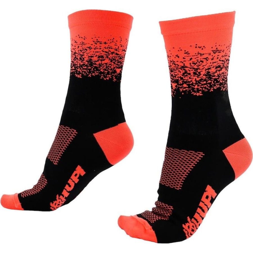 Imagem 4 do produto Meia Hupi Splash para Corrida e Ciclismo Cano Médio - Adulto - 3 Pares