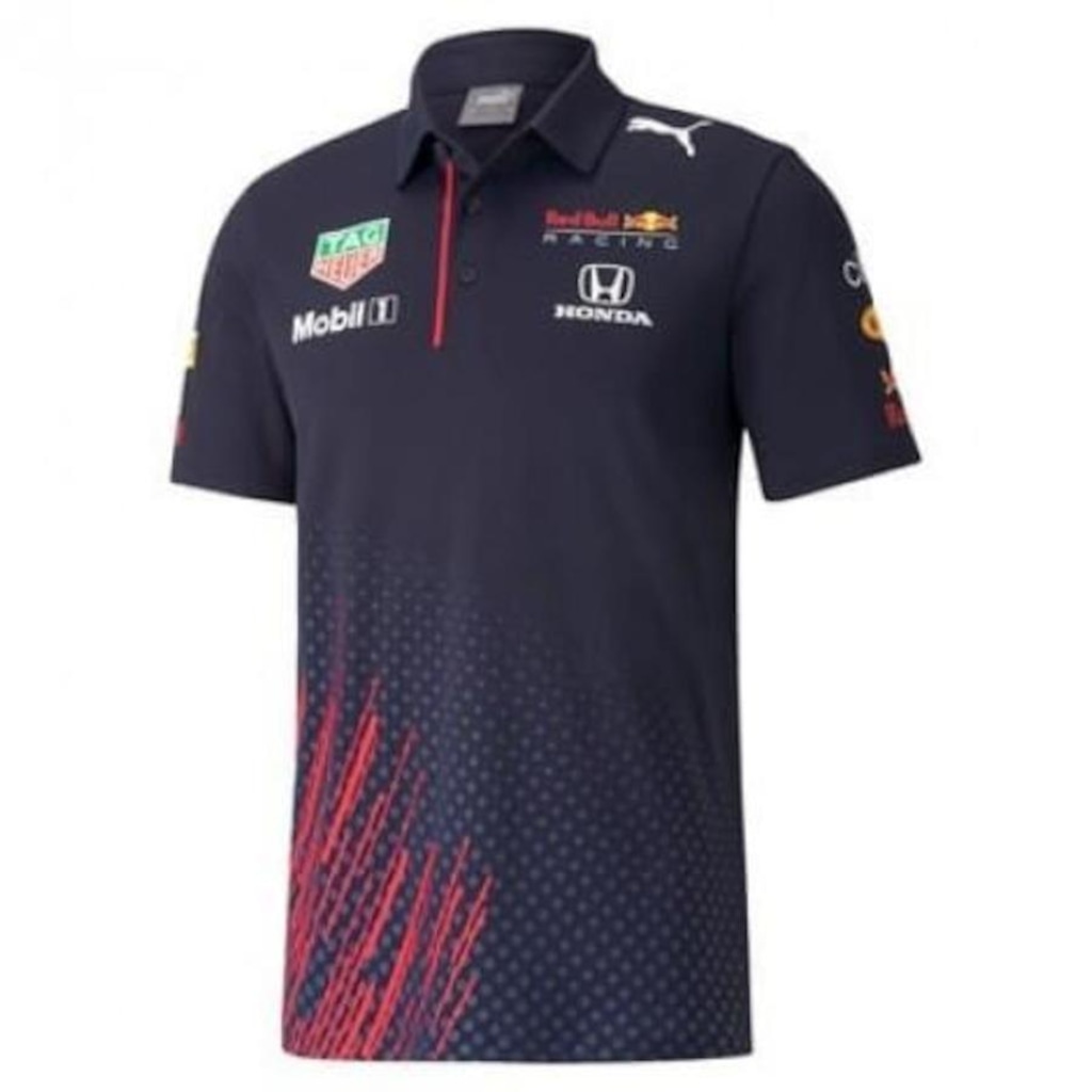 Camisa Polo Red Bull Racing F1 Team - Masculina - Foto 1