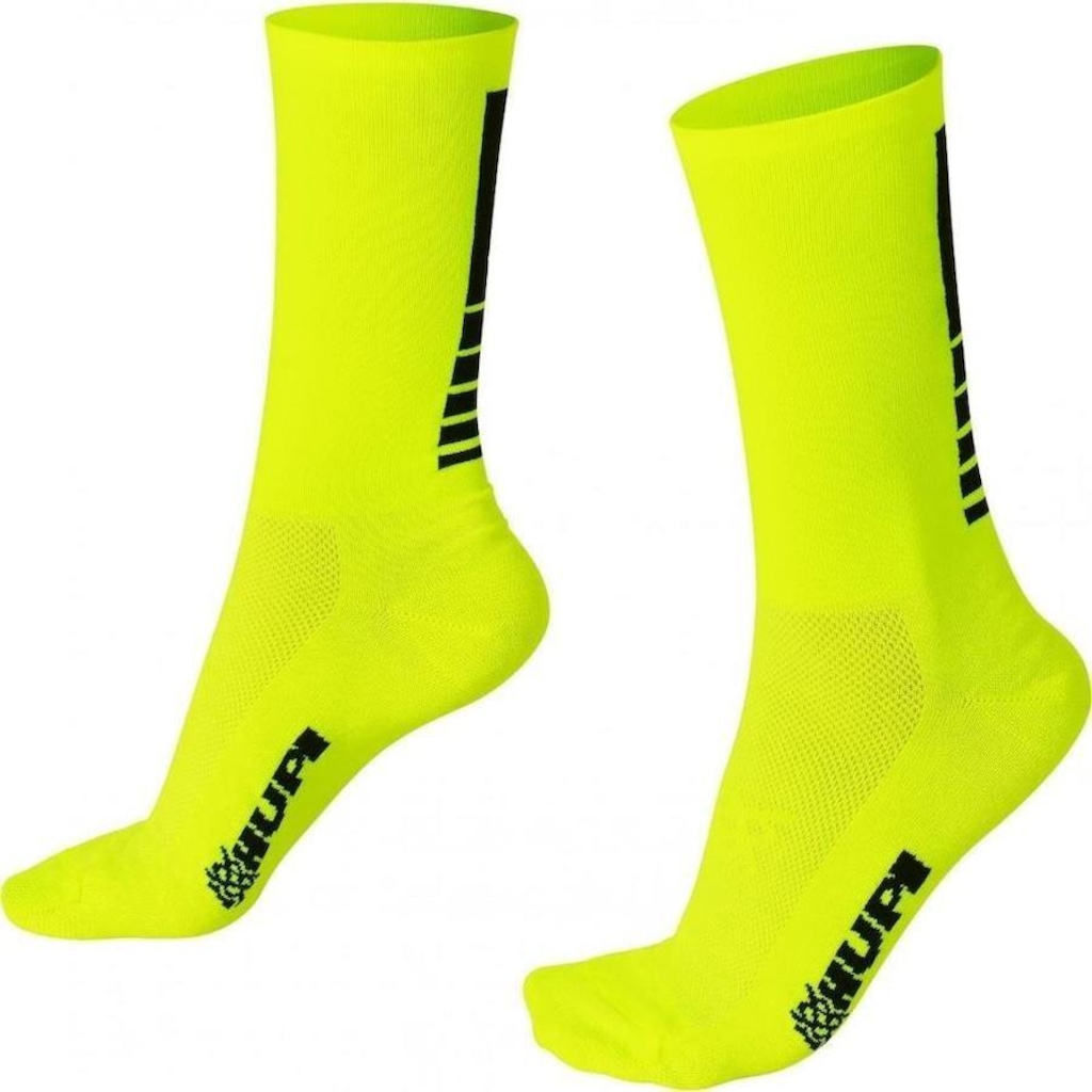 Imagem 3 do produto Meia de Corrida e Ciclismo Hupi Lisas sem Estampas - Adulto - 3 Pares