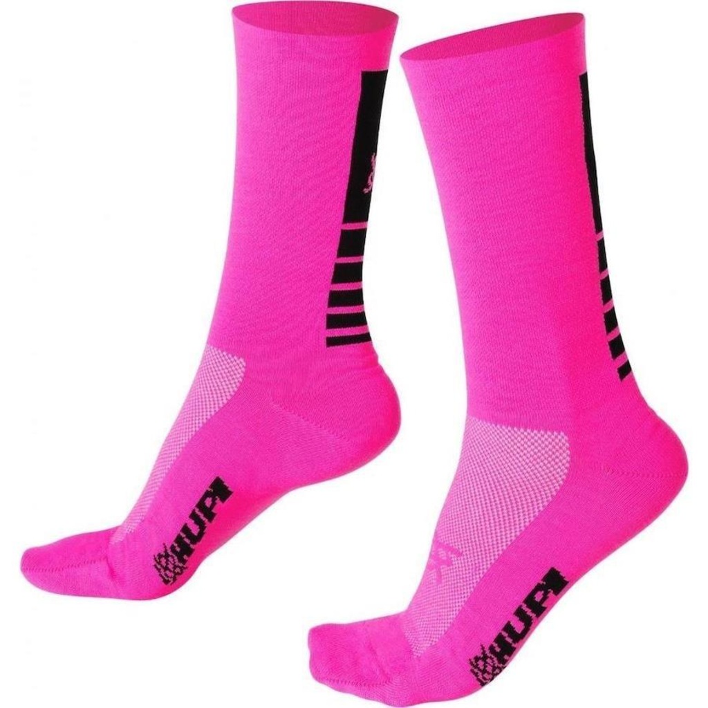 Imagem 4 do produto Meia de Corrida e Ciclismo Hupi Lisas sem Estampas - Adulto - 3 Pares