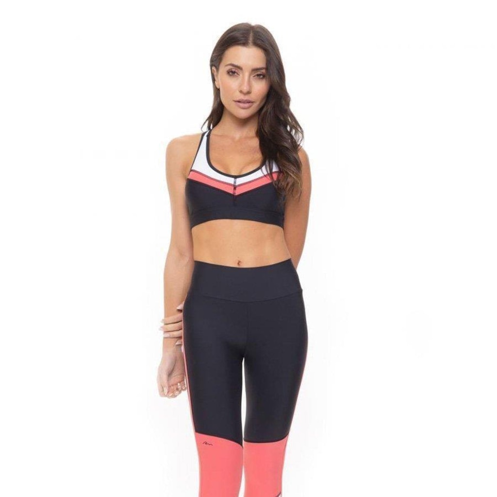 Imagem 3 do produto Top Fitness com Bojo Rola Moça Compression - Adulto