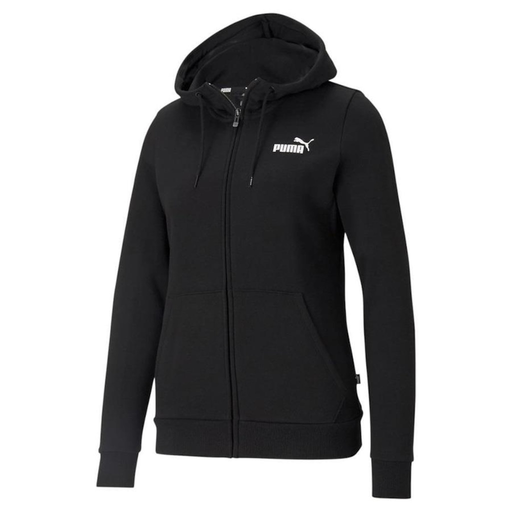 Jaqueta de Moletom com Capuz Puma Essentials Full ZIP - Feminina - Foto 1