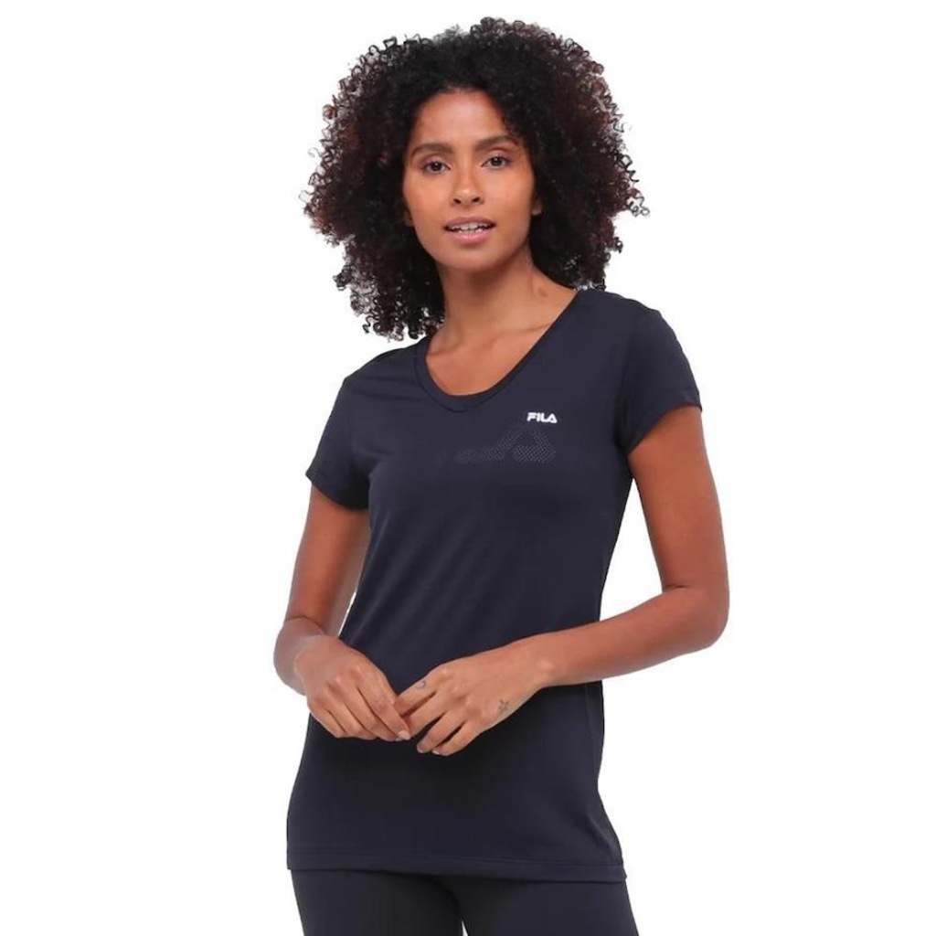 Camiseta Fila Manga Curta Dots II -Feminina - Foto 1