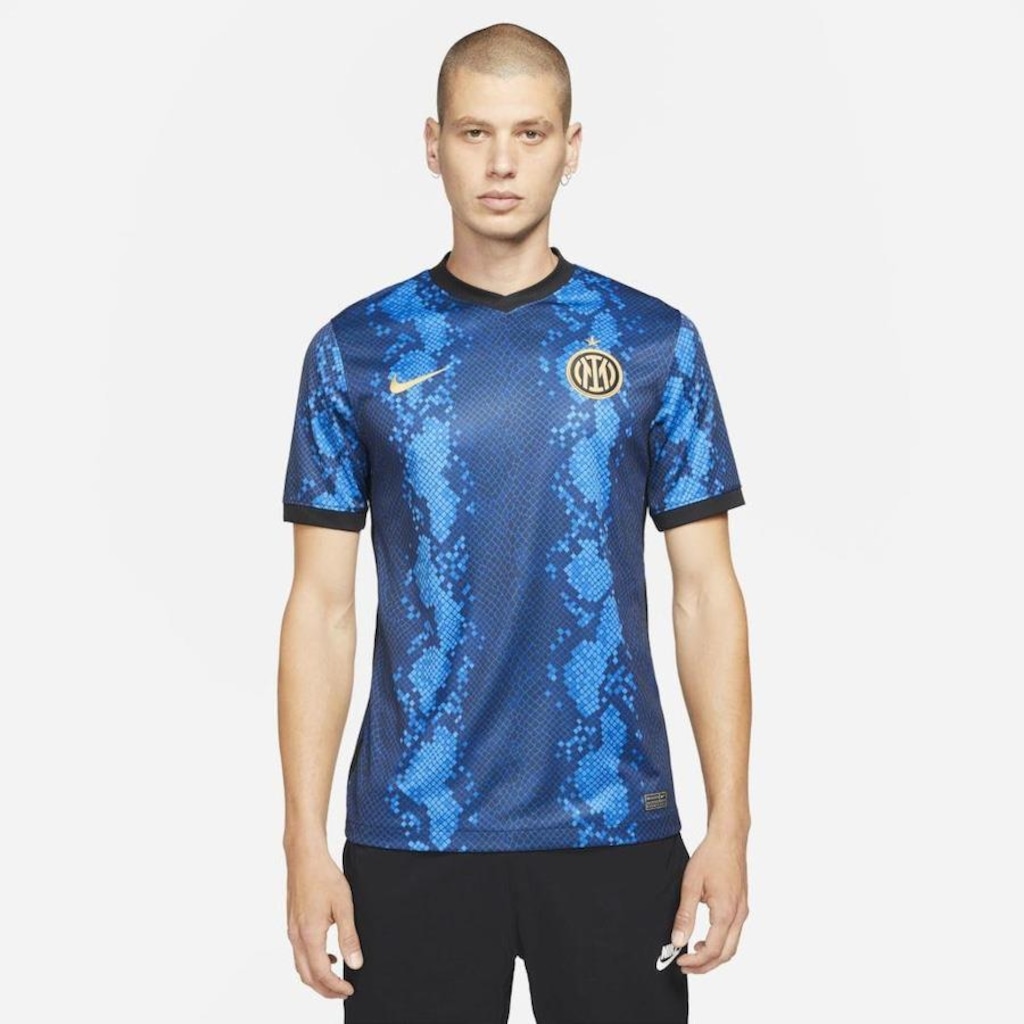 Camisa Inter de Milão I 2021/22 Torcedor Nike - Masculina - Foto 1