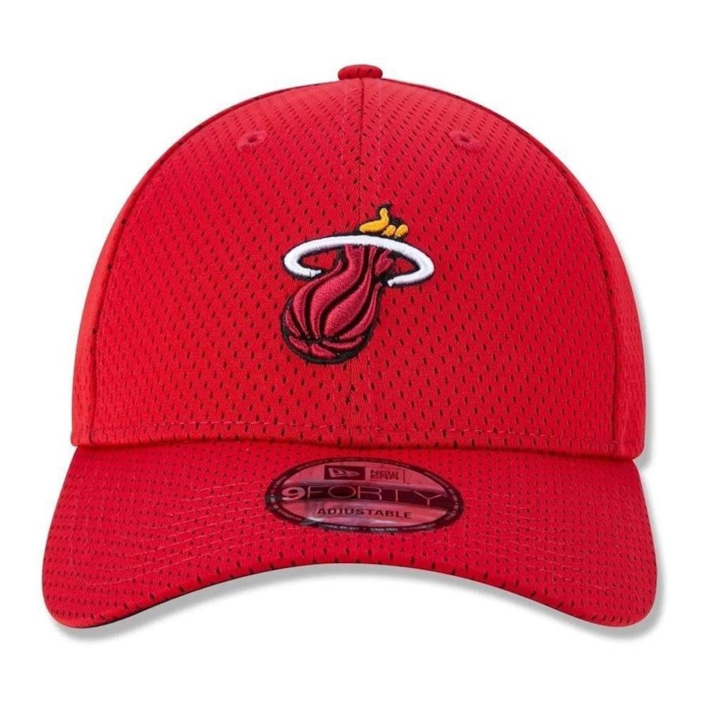 Imagem 4 do produto Boné Aba Curva New Era Miami Heat NBA 940 Urban Tech Sport - Snapback - Adulto