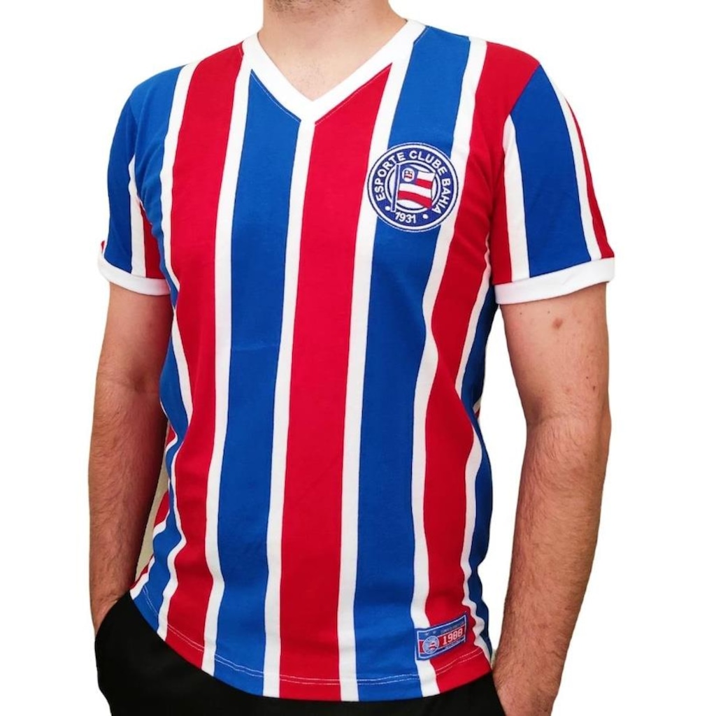 Imagem 2 do produto Camisa do Bahia Retro 1988 Campeão Brasileiro Retrômania Oficial - Masculina