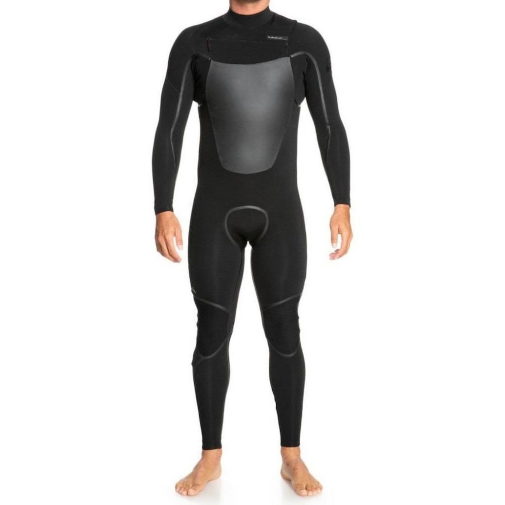 Long John Quiksilver Manga Longa 3/2 Marathon Sessions Chest Zip - Masculino