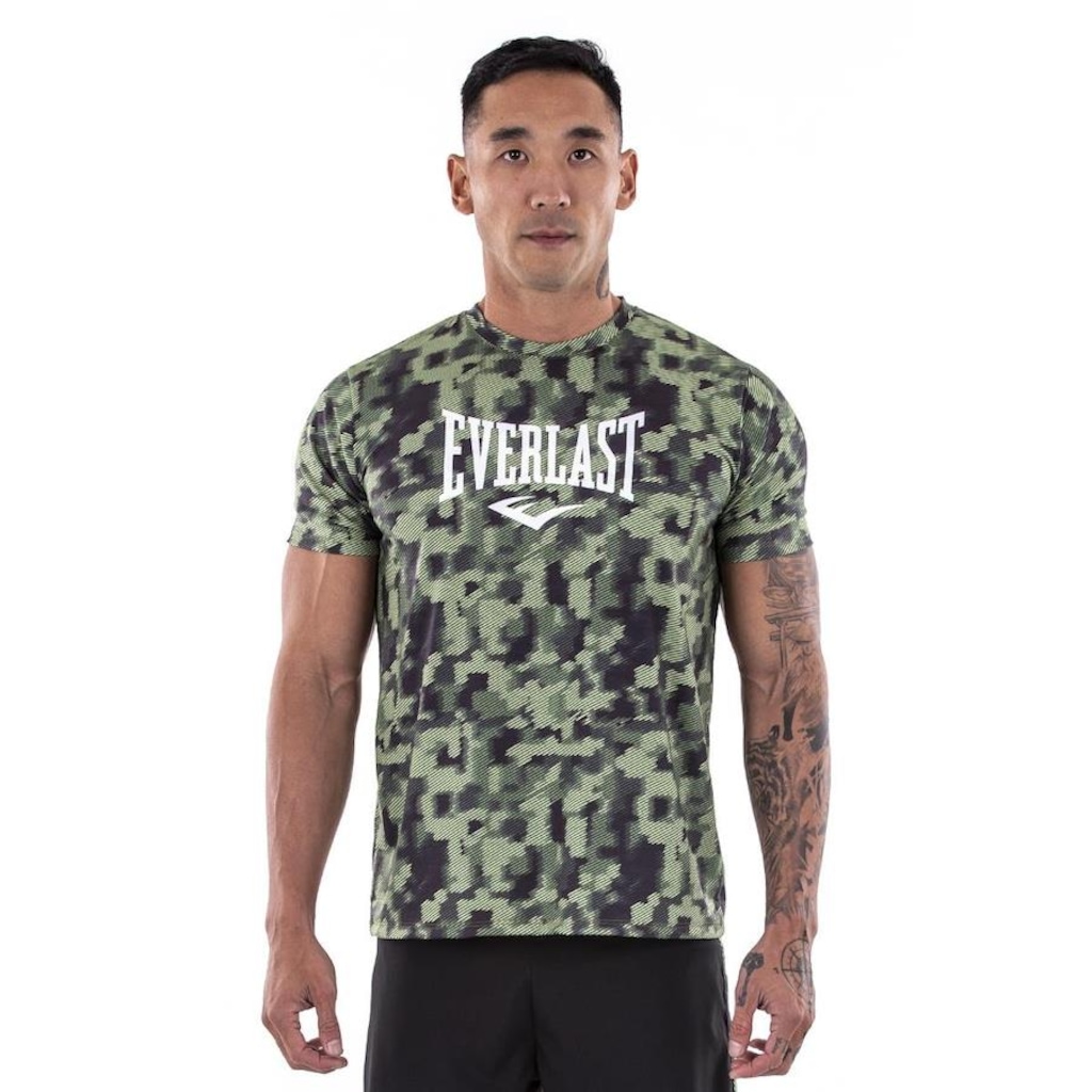 Camiseta Everlast Camuflada - Masculina