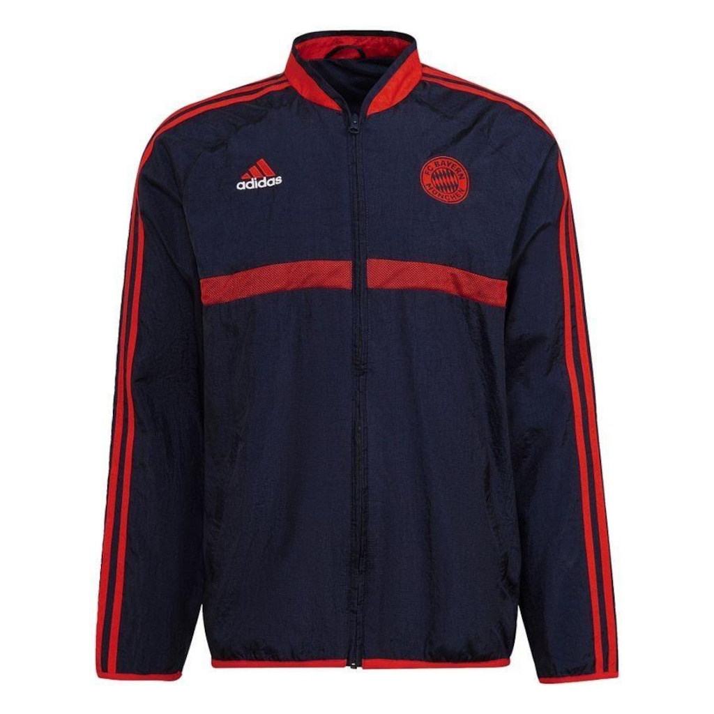 Jaqueta sem Capuz do FC Bayern Icons adidas - Masculina - Foto 1