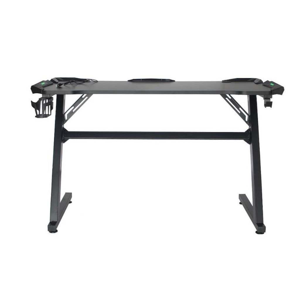 Mesa Gamer LED Pelegrin PEL-004P Metal e MDF