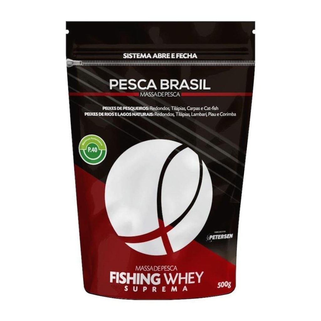 Massa de Pesca Premium P40 Fishing Whey Suprema - 500g - 4 Unidades - Foto 1
