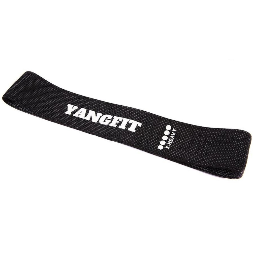 Mini Band Tecido Yangfit Faixa Elástica Intensidade Extra Forte