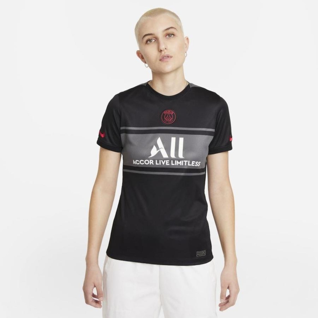 Camisa PSG III 21/22 Nike Torcedor Pro - Feminina - Foto 1