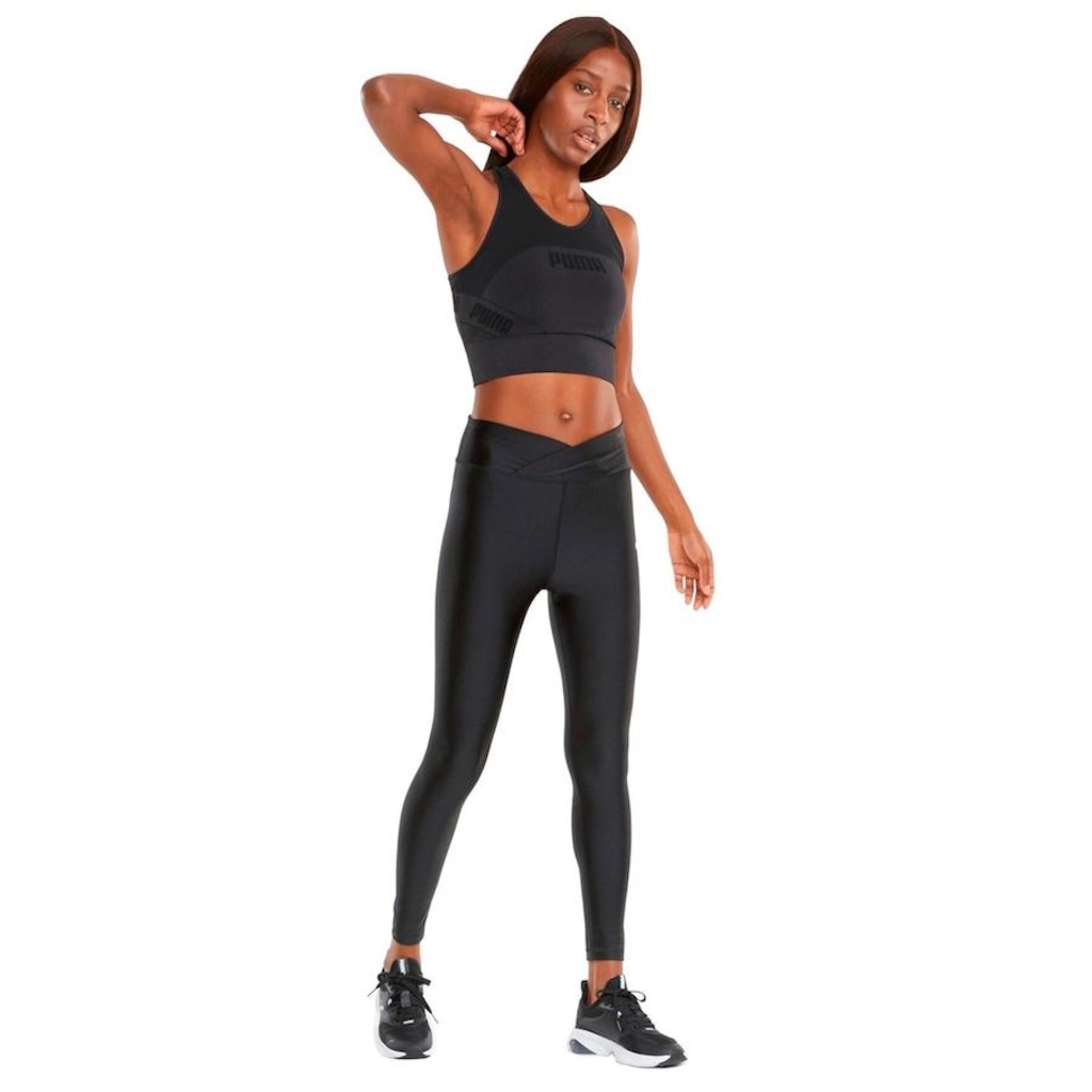 Calça Legging Puma Modern Sports 7/8 Shiny - Feminina - Foto 4