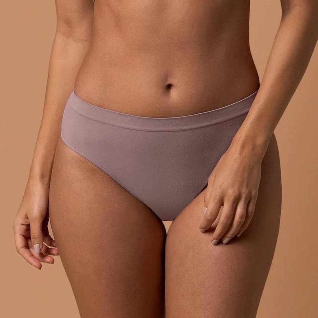 Calcinha Cintura Alta She sem Costura -