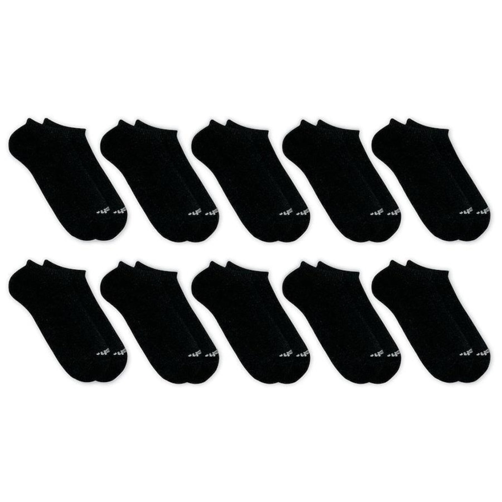 Kit de Meia Invisível Mash Esportiva - 10 pares - Adulto