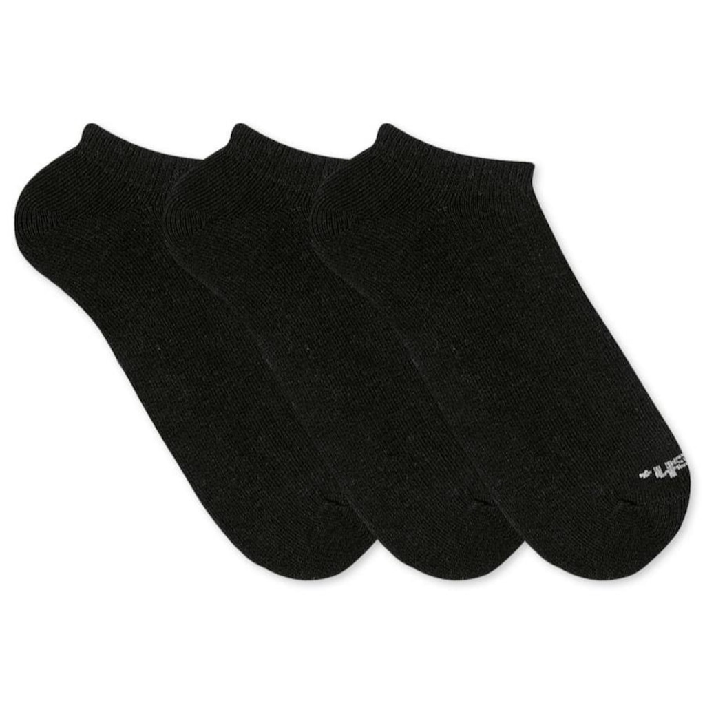 Kit Meia Invisível Mash Esportiva com 3 pares - Adulto