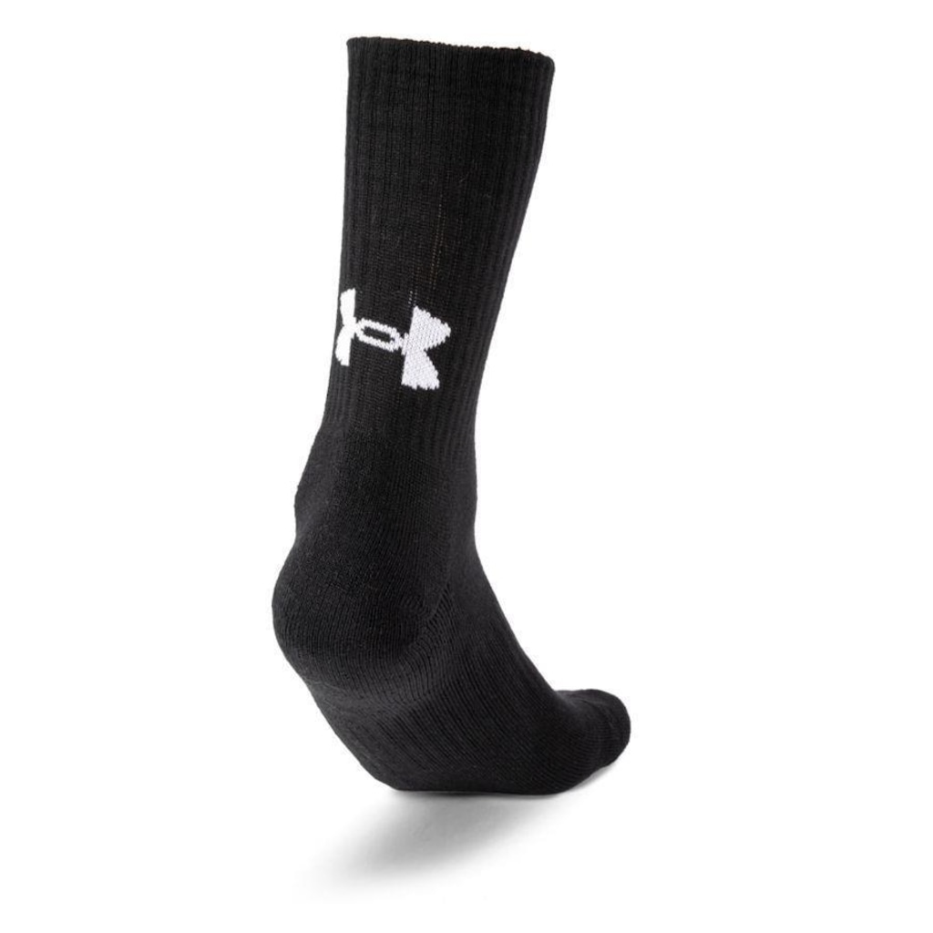 Imagem 3 do produto Kit Meias Under Armour Core Cotton Crew - 3 pares - Adulto