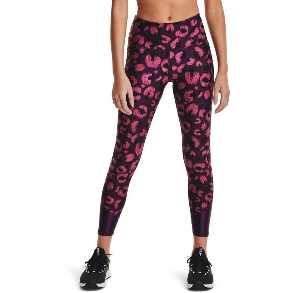 Imagem 1 do produto Calça Legging HeatGear Armour No-Slip Waistband Printed Ankle - Feminina