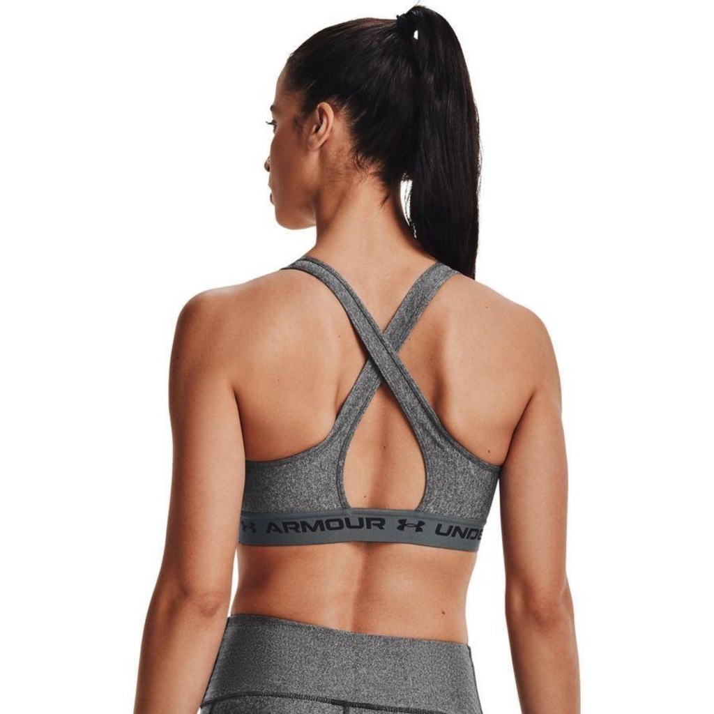 Imagem 2 do produto Top Fitness Under Armour Crossback Mid Heather - Adulto