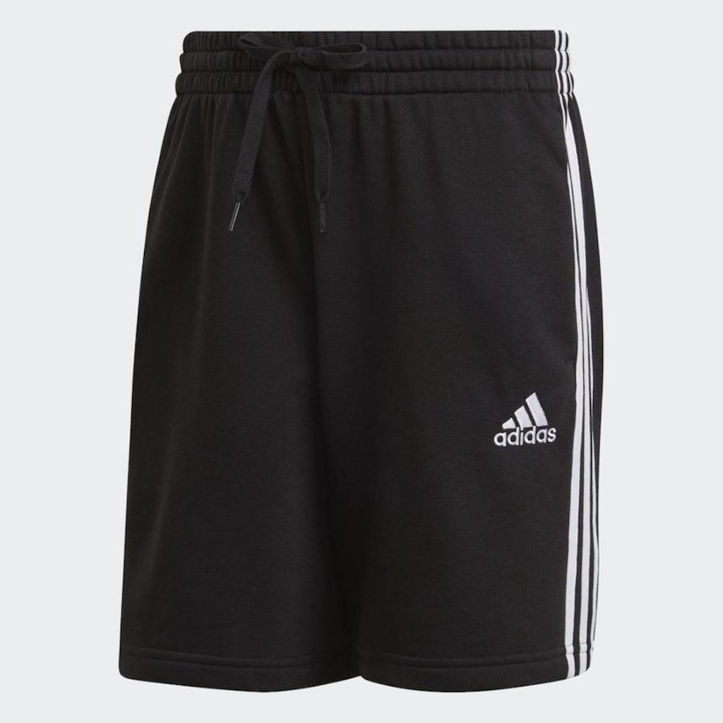 Bermuda de Moletom adidas Essentials 3-Stripes - Masculina - Foto 1