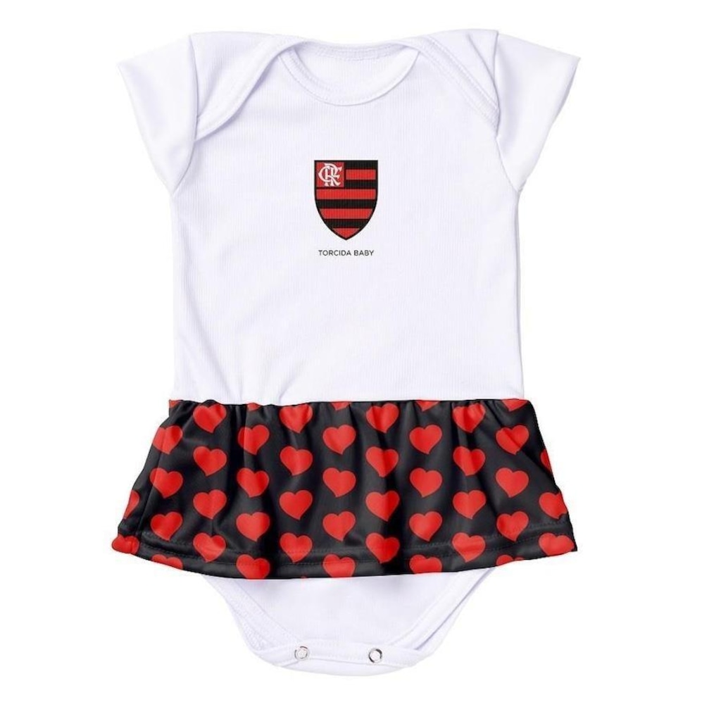 Imagem 4 do produto Vestido Body Torcida Baby Flamengo 033 Bxs - Infantil