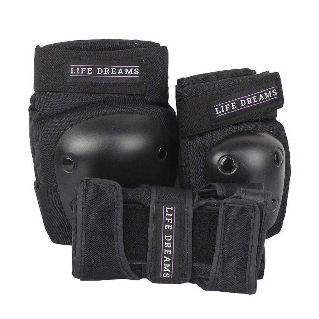 Kit Proteção para Skate Life Dreams - Infantil