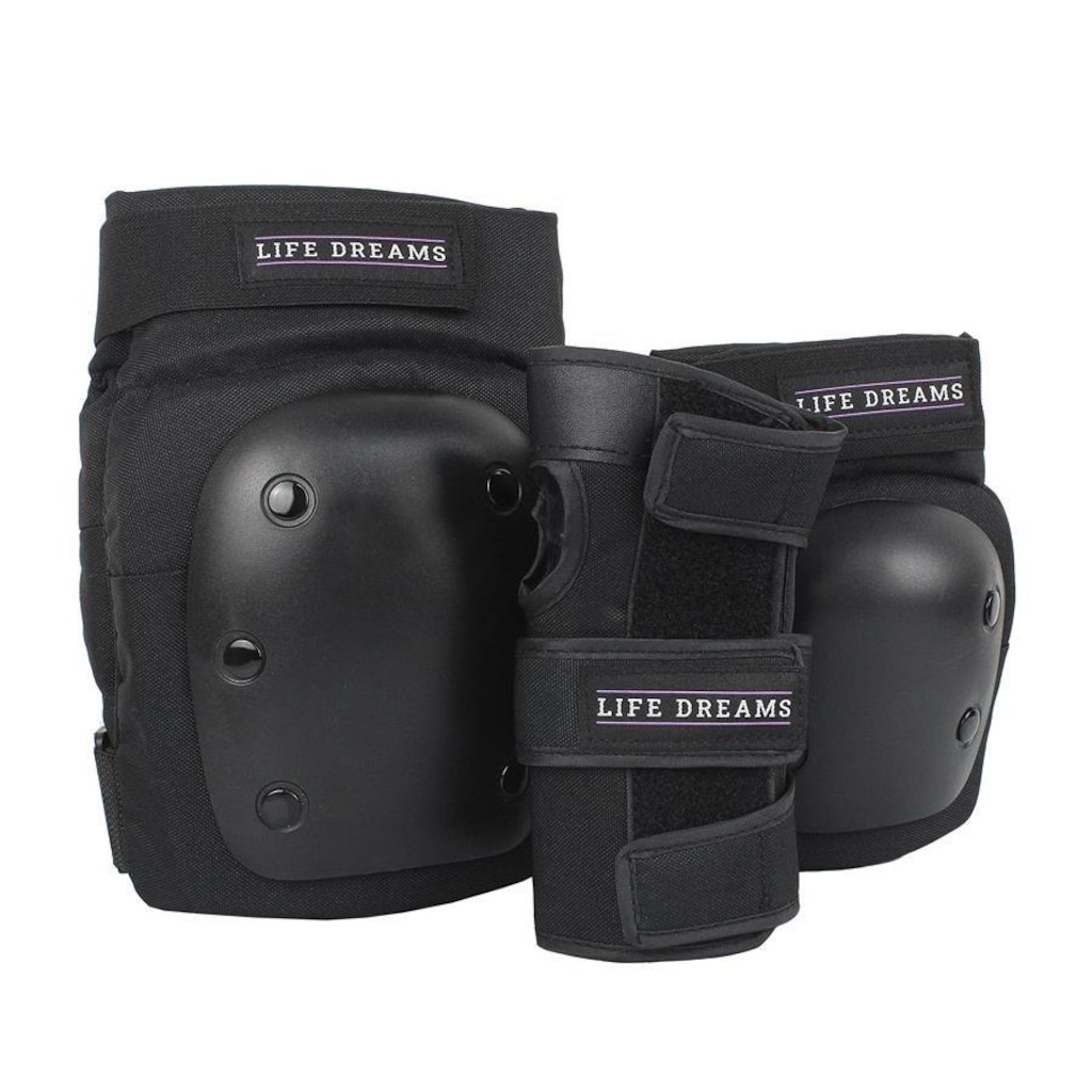 Kit Proteção para Skate Life Dreams - Infantil